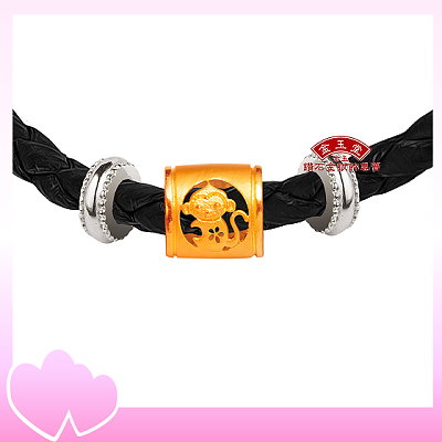 招貴人生肖猴～大黃金墜